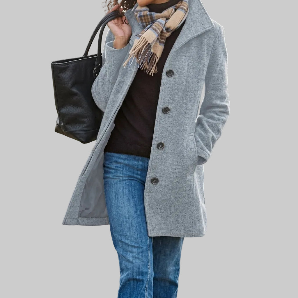 Maeve - Women's Textured Longline Coat