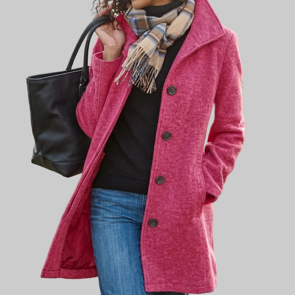 Maeve - Women's Textured Longline Coat