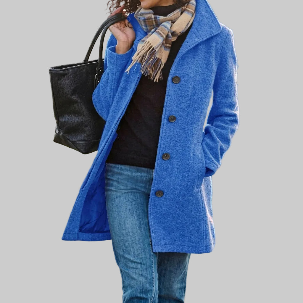 Maeve - Women's Textured Longline Coat