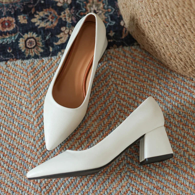 Orlena Leather Heels