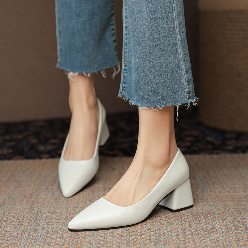 Orlena Leather Heels
