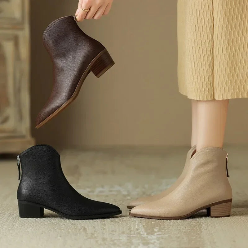 Kensley Leather Boots