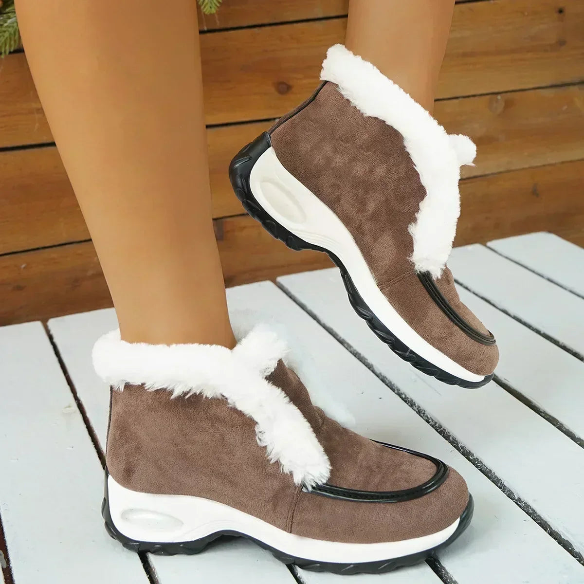 Thalinda | Padded Platform Ankle Boots