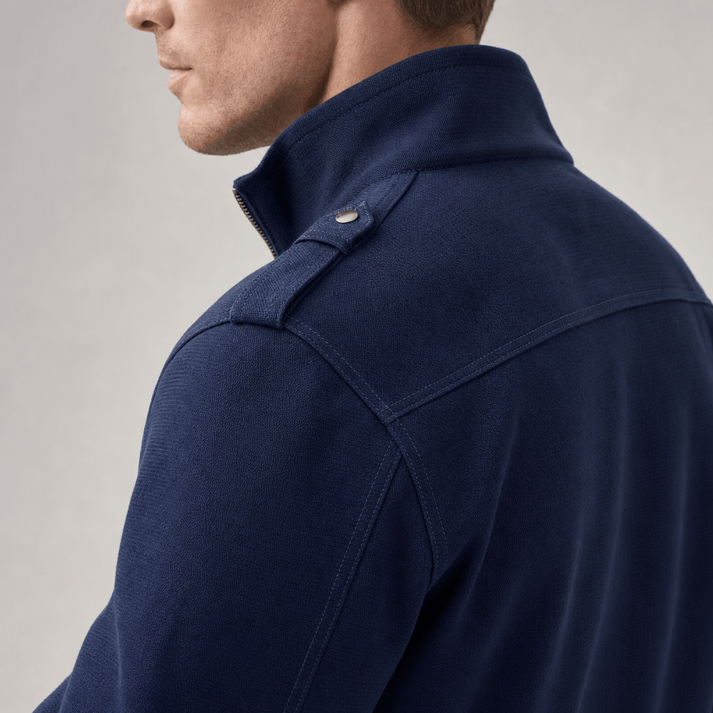 Mariano Utility Bomber Jacket – Stand Collar Four Flap Pocket Epaulette Mid-Weight Field Outerwear