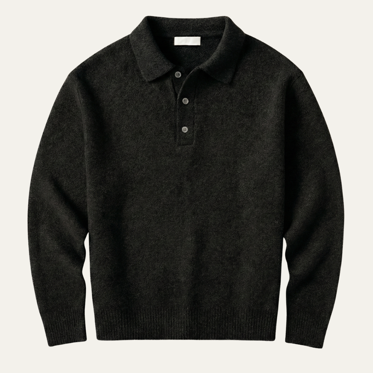 Men's Knit Polo Sweater | Soft & Comfortable