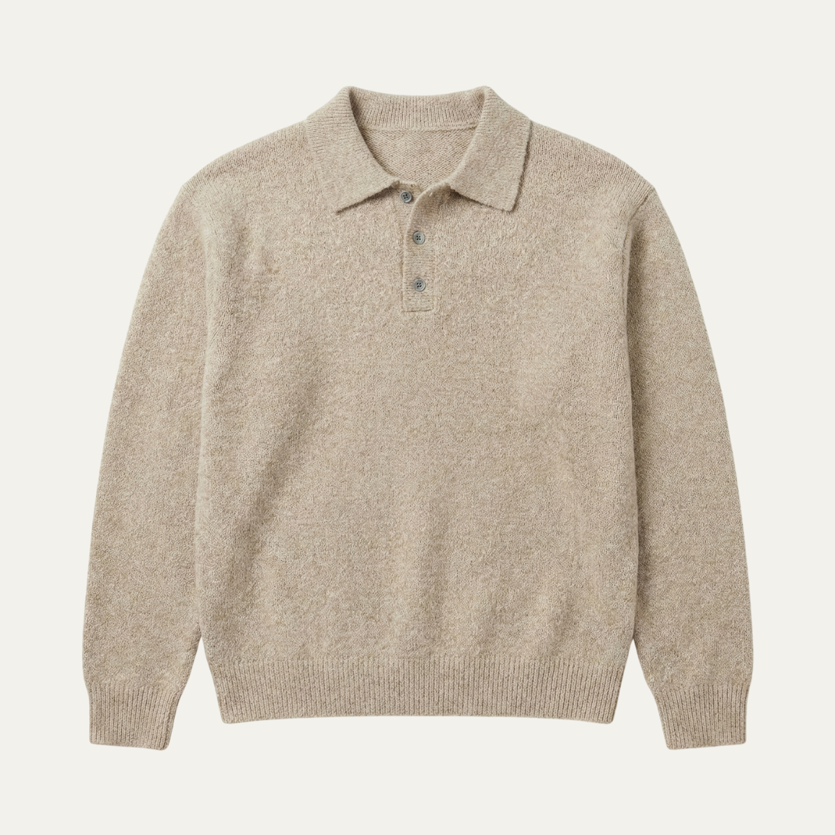 Men's Knit Polo Sweater | Soft & Comfortable