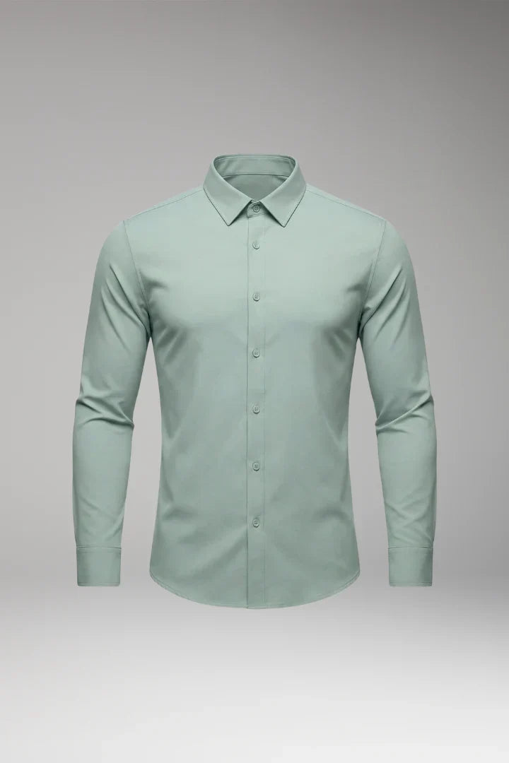 Men's Long Sleeve Polo | Button-Down Slim Fit