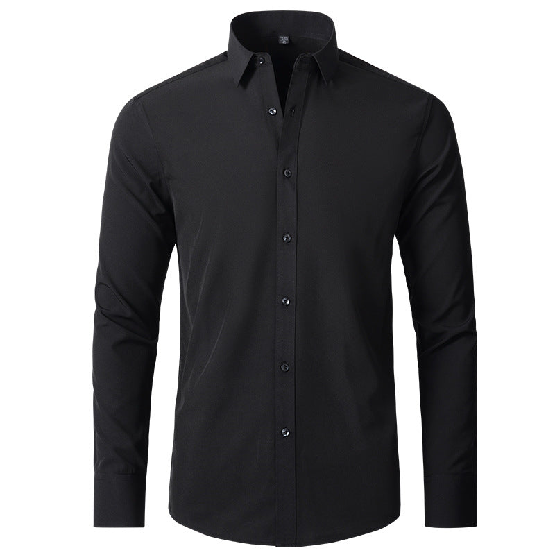 Men's Long Sleeve Polo | Wrinkle Resistant & Slim Fit