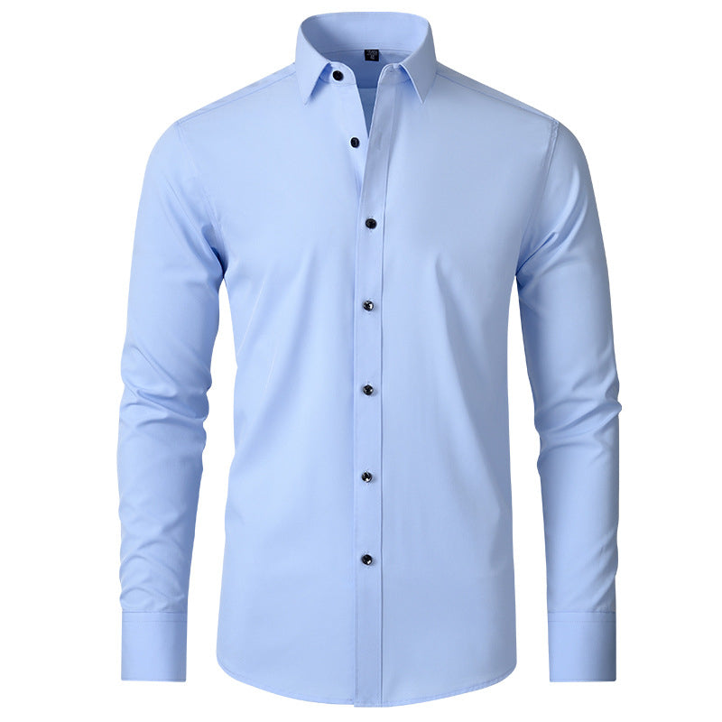Men's Long Sleeve Polo | Wrinkle Resistant & Slim Fit