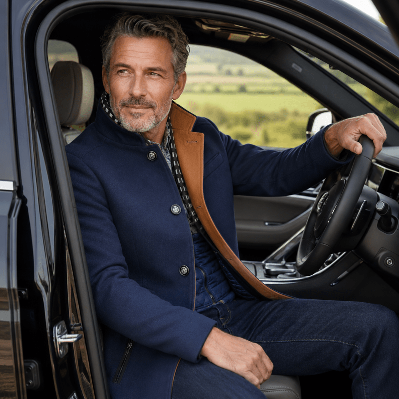 Men's Pea Coat | Tailored Fit & Warm