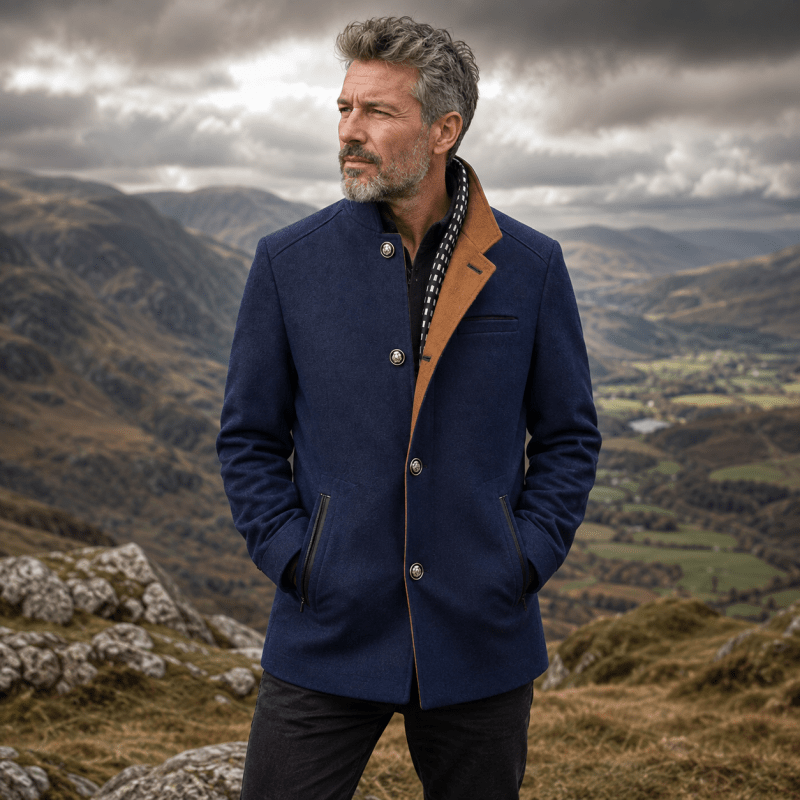 Men's Pea Coat | Tailored Fit & Warm