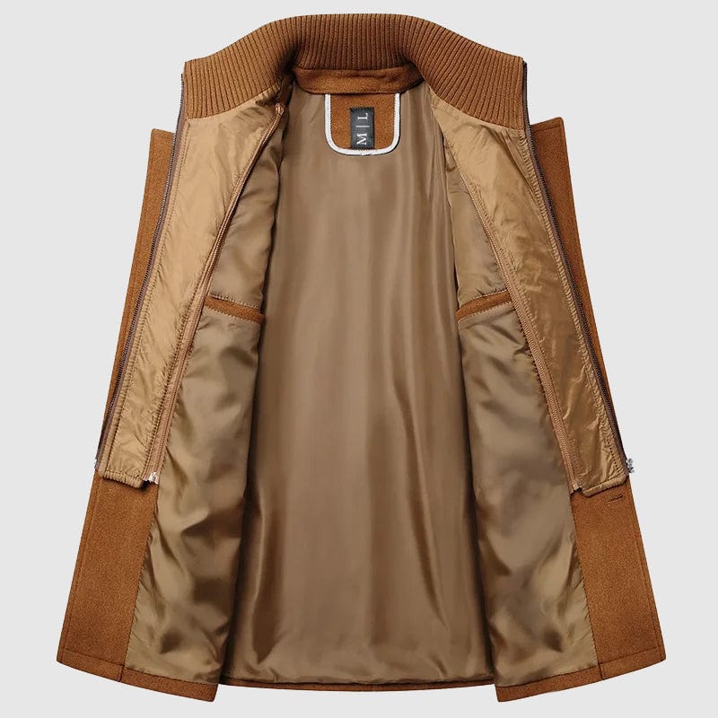 Men's Winter Coat | Zip Detail & Regular Fit