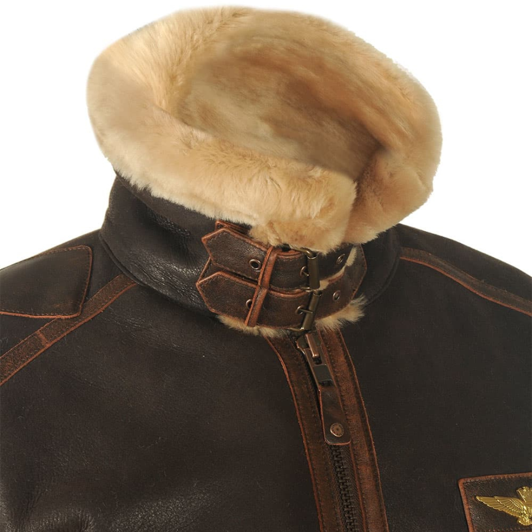 Men's Zip-Up Jacket | Raised Collar & Front Pockets