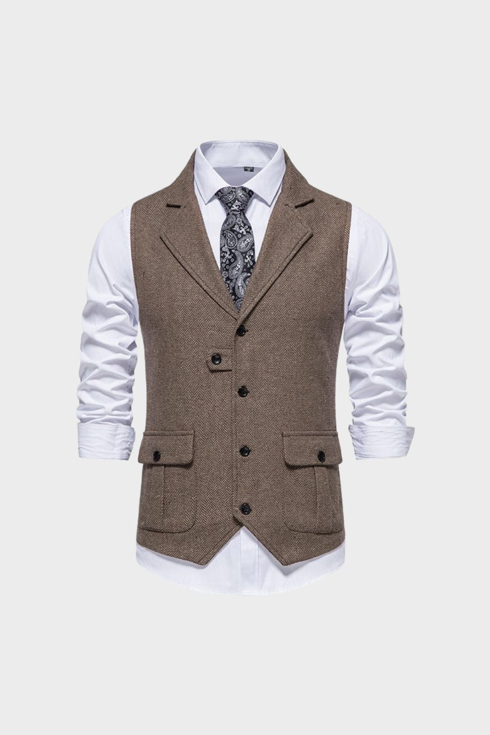 Men's Formal Waistcoat | Tailored Vest for Wedding & Smart Occasions
