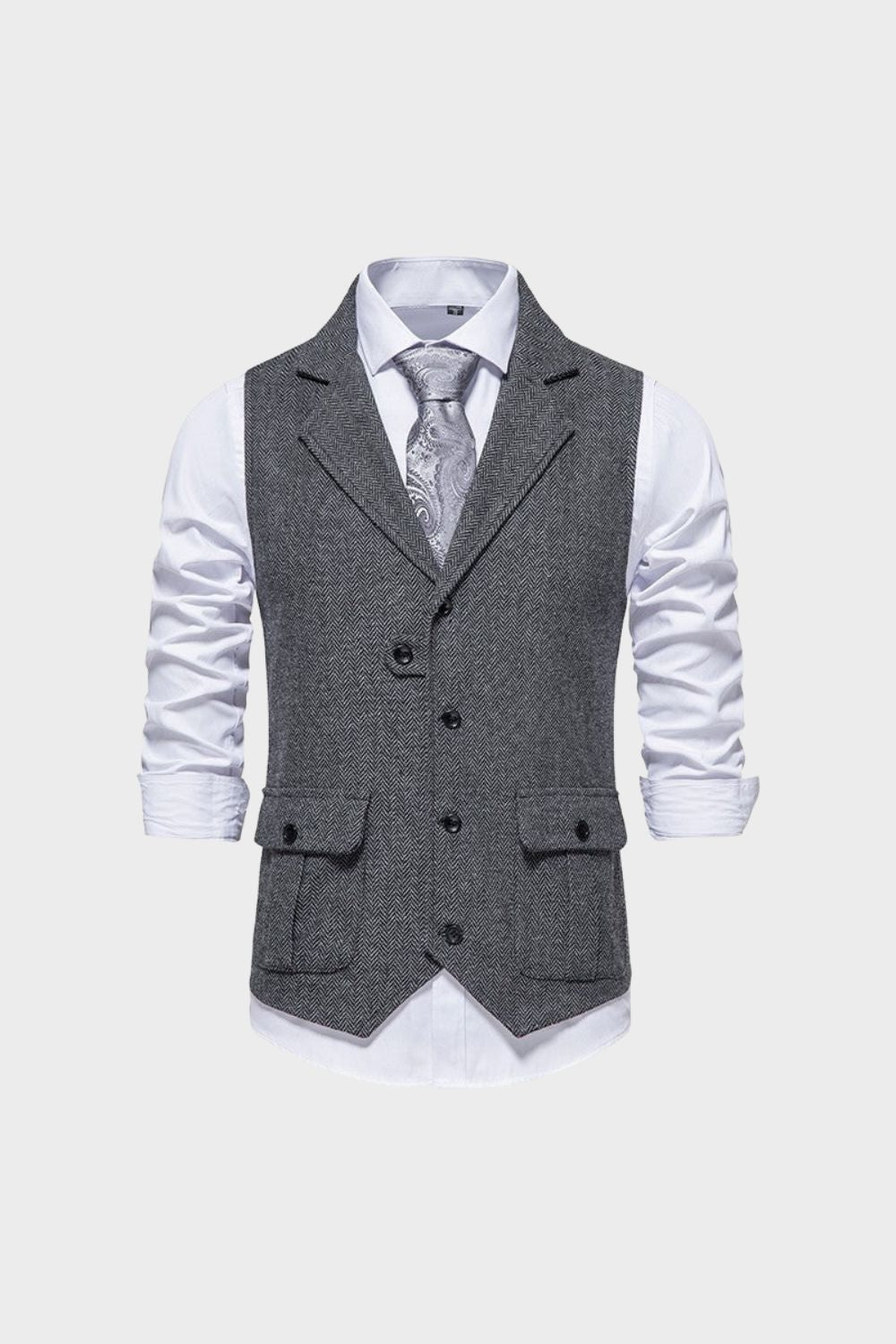 Men's Formal Waistcoat | Tailored Vest for Wedding & Smart Occasions