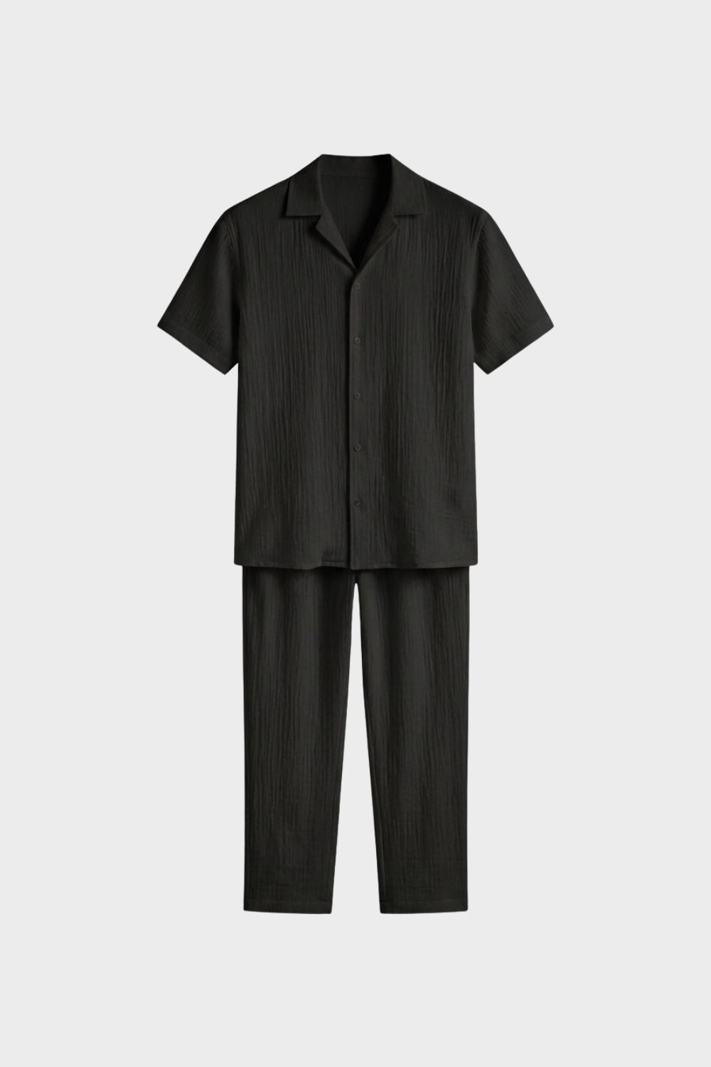 Men's Short Sleeve Shirt & Trousers Set