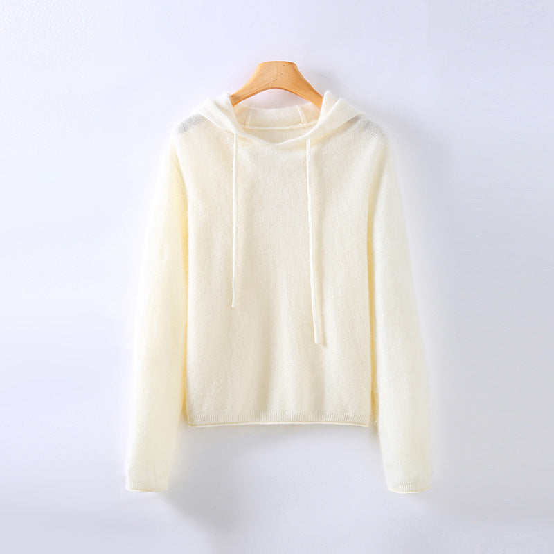Women's Lightweight Cashmere Hoodie