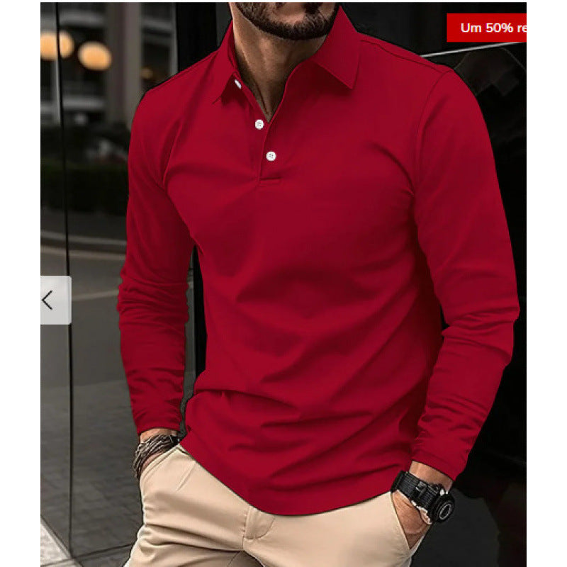 STRETCH LONG SLEEVE T-SHIRT FOR MEN