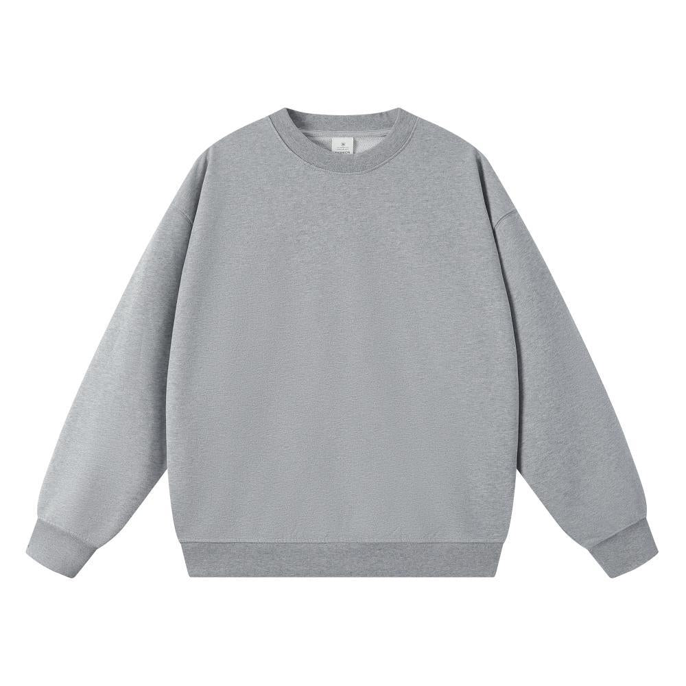 RELAXED FIT COTTON BLEND SWEATER FOR MEN