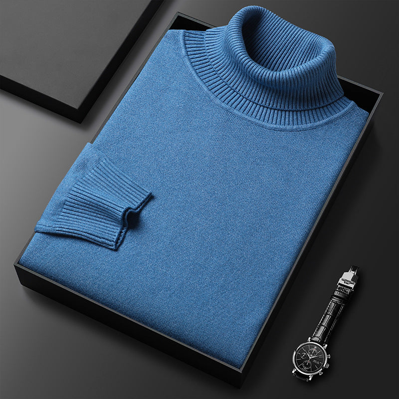 RIBBED TURTLENECK SWEATER FOR MEN