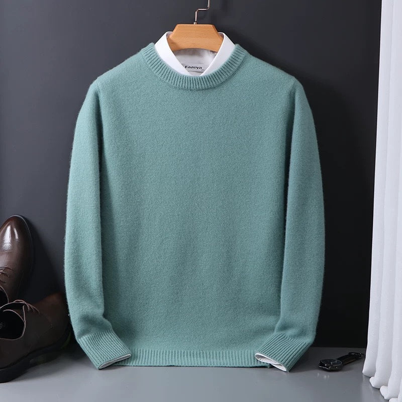 RIBBED CREW NECK SWEATER FOR MEN
