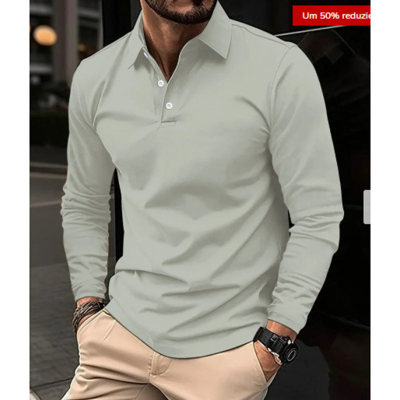 STRETCH LONG SLEEVE T-SHIRT FOR MEN