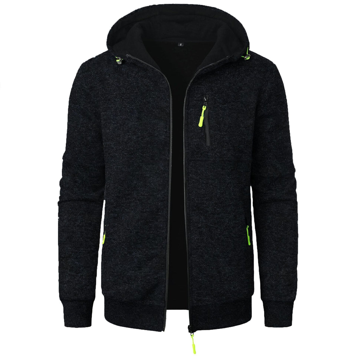 Men's Patterned Zip Hoodie | Breathable Casual Layering