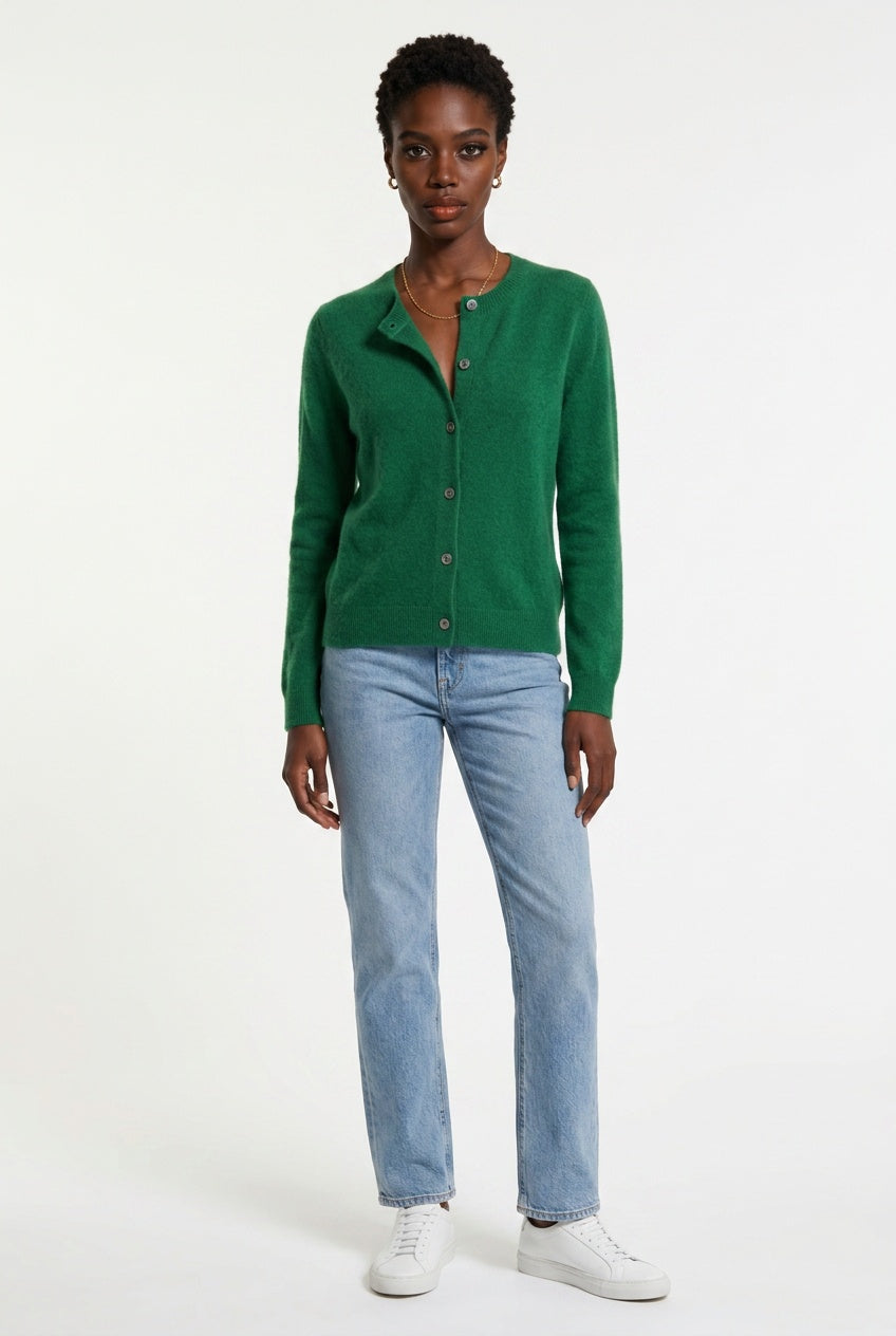 Women's Button-Up Cardigan | Long Sleeve Knit