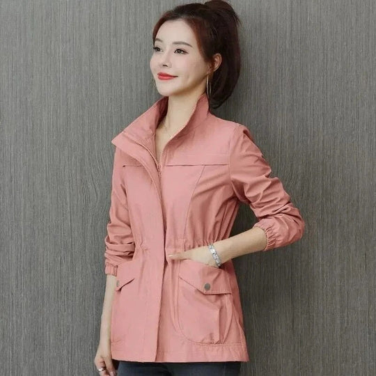Kay | Lightweight Waterproof Plus Size Trench Coat