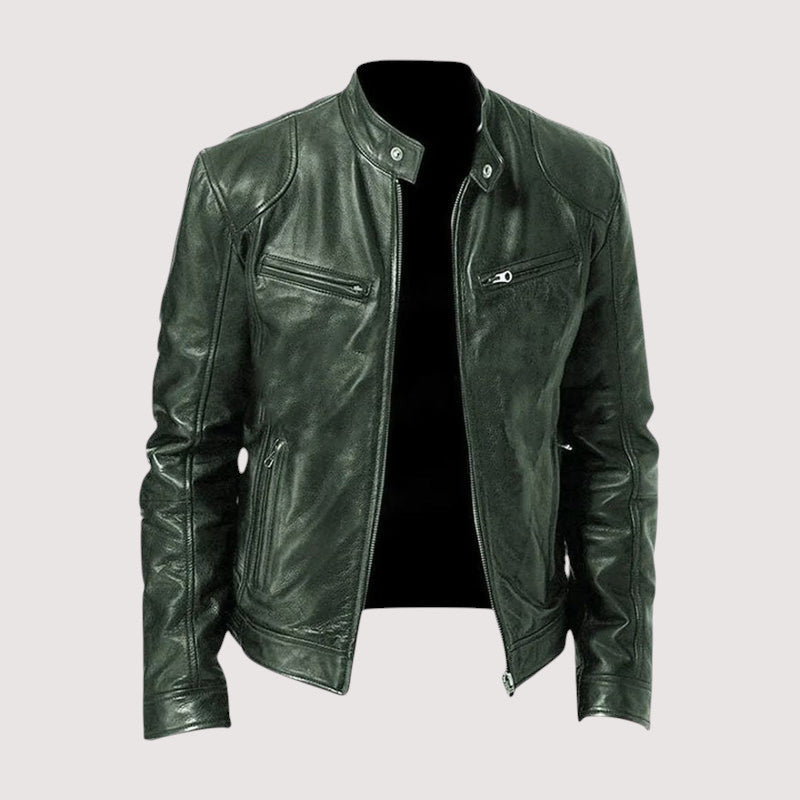 ELEGANT LEATHER JACKET FOR MEN