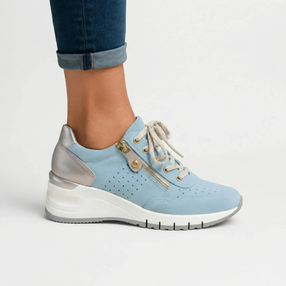 Women's Orthopedic Walking Trainers with Wedge Sole