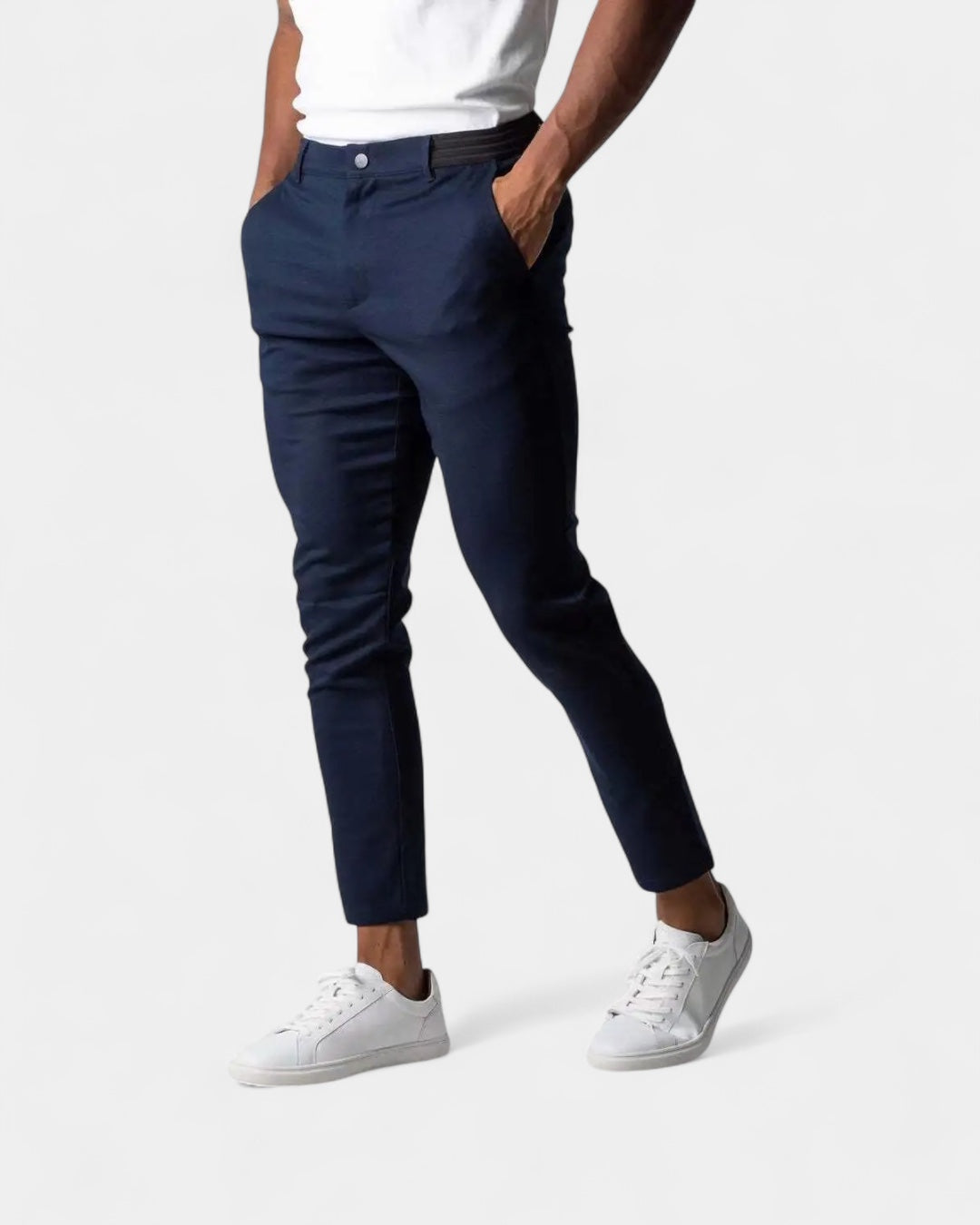 Men's Slim Fit Stretch Trousers | Office & Everyday Wear