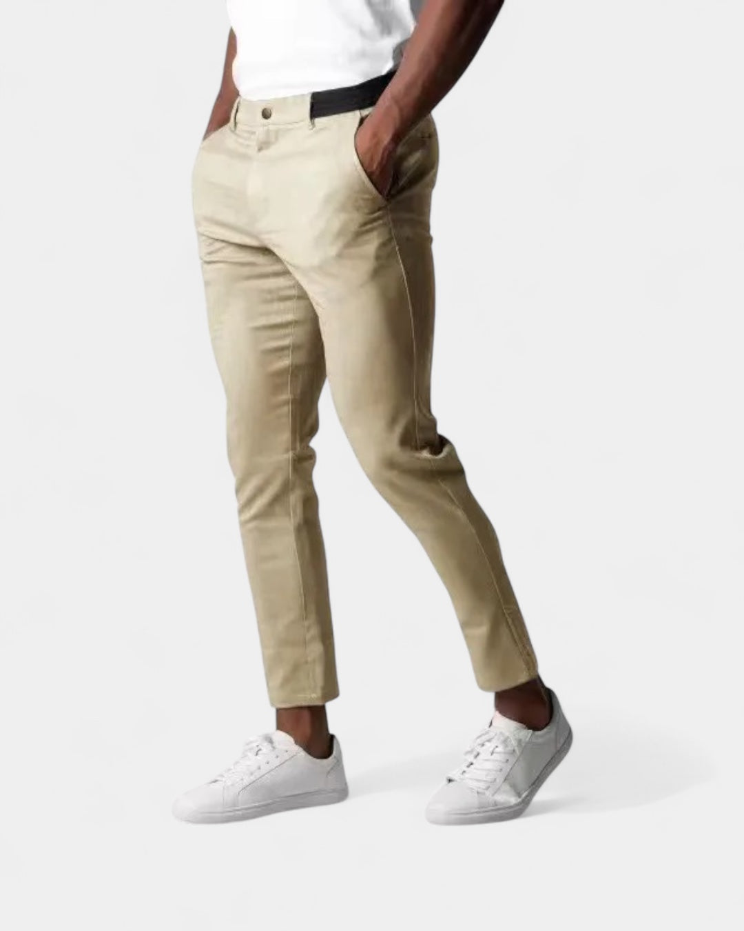 Men's Slim Fit Stretch Trousers | Office & Everyday Wear