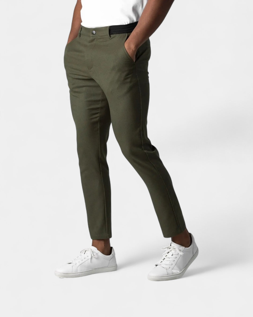 Men's Slim Fit Stretch Trousers | Office & Everyday Wear