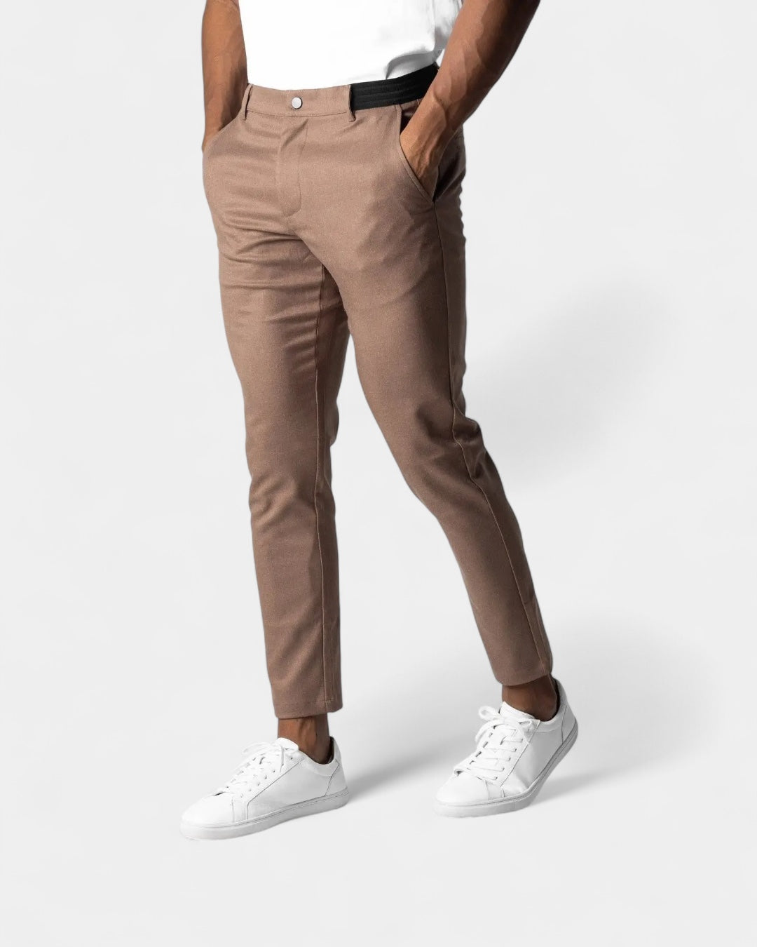Men's Slim Fit Stretch Trousers | Office & Everyday Wear