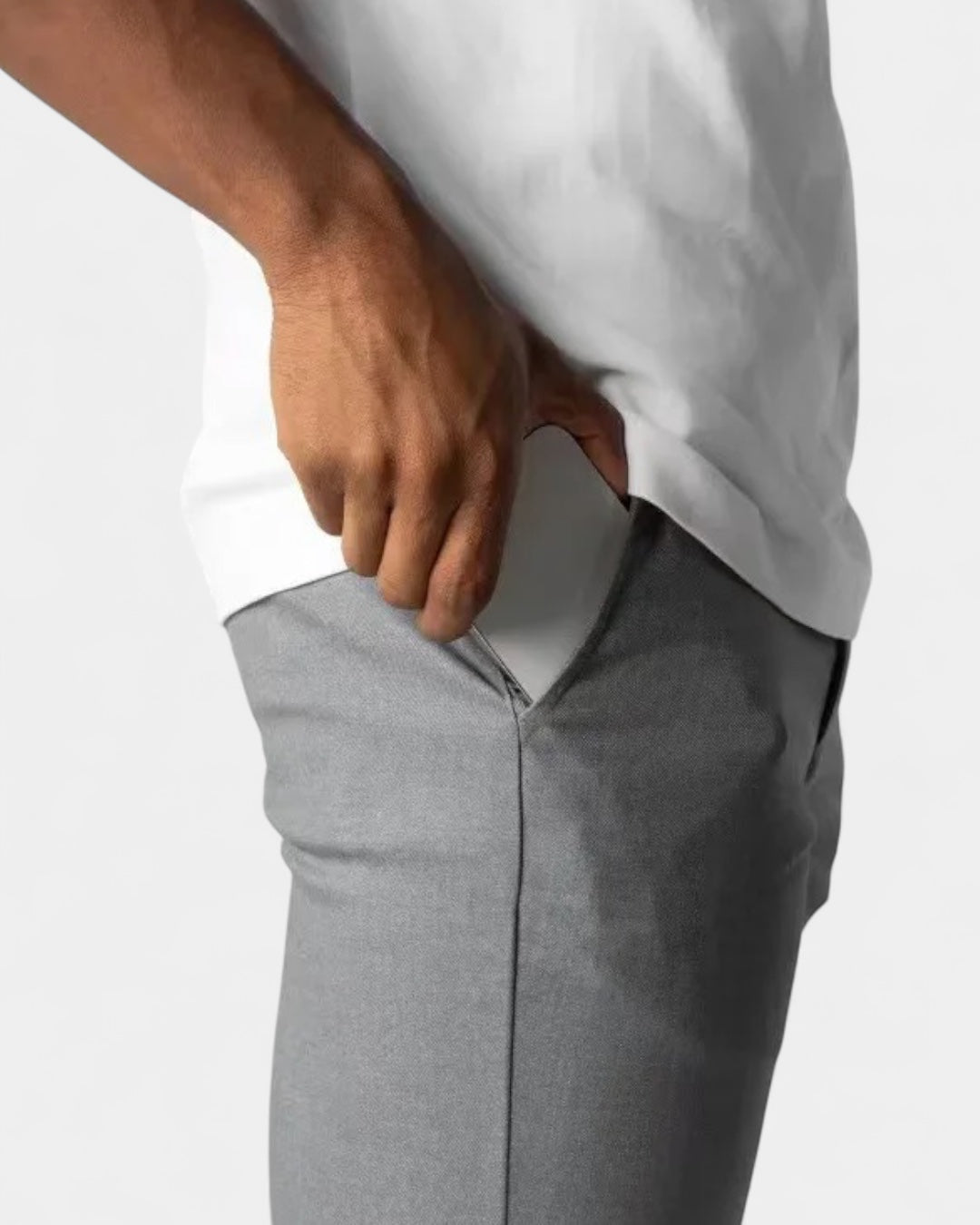 Men's Slim Fit Stretch Trousers | Office & Everyday Wear