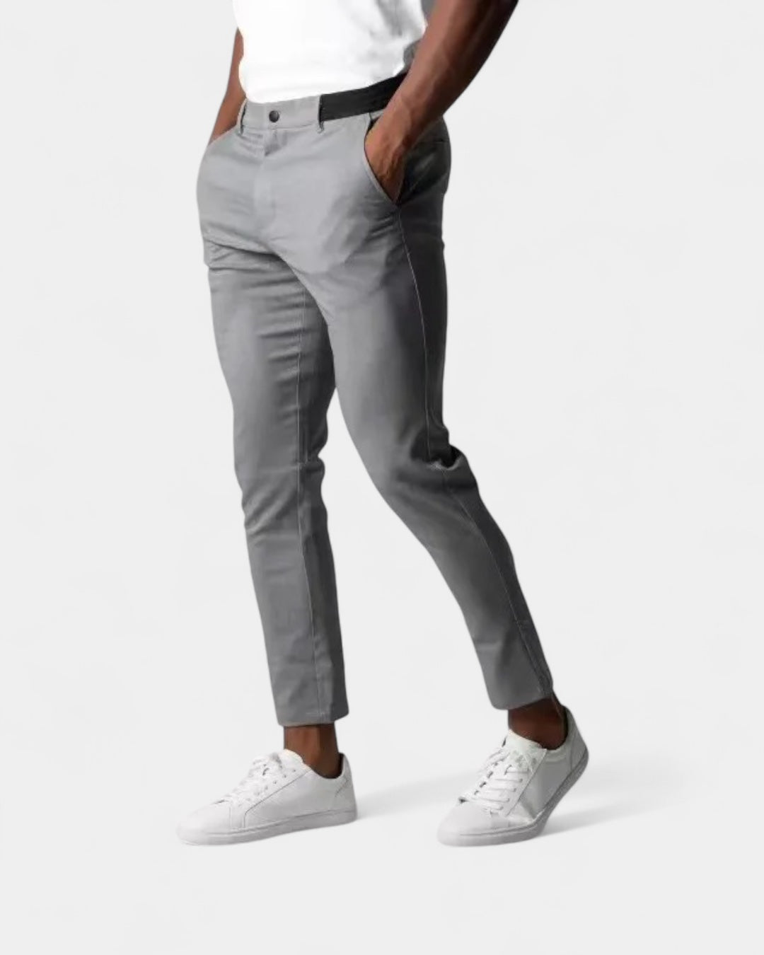 Men's Slim Fit Stretch Trousers | Office & Everyday Wear