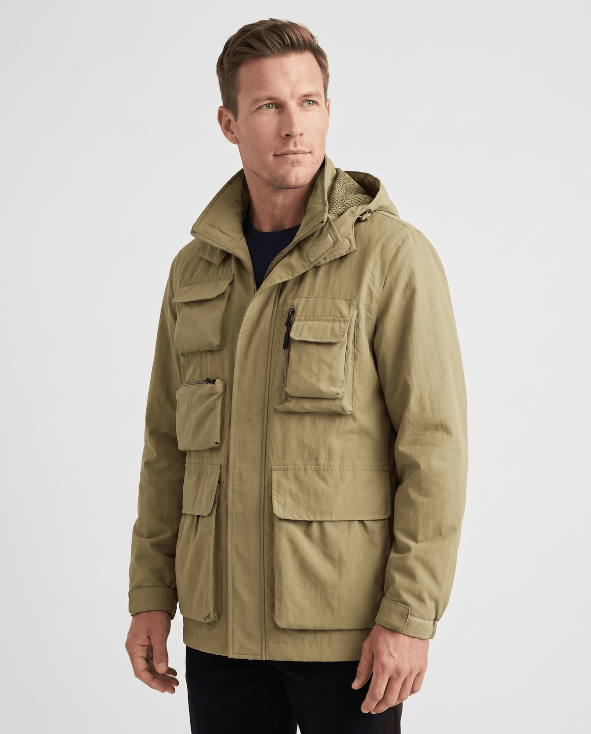Parka Jacket for Men – Warm Padded Lining, Hooded & Multi-Pocket | Rob