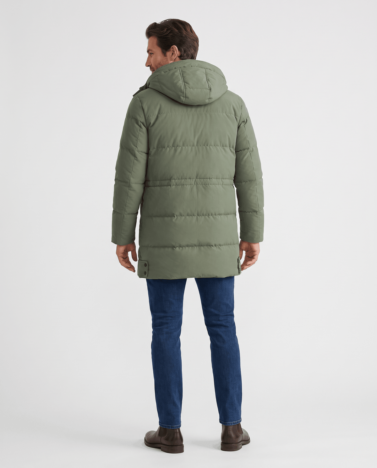 Puffer Parka Jacket for Men – Hooded, Longline & Layer-Friendly | Arlo