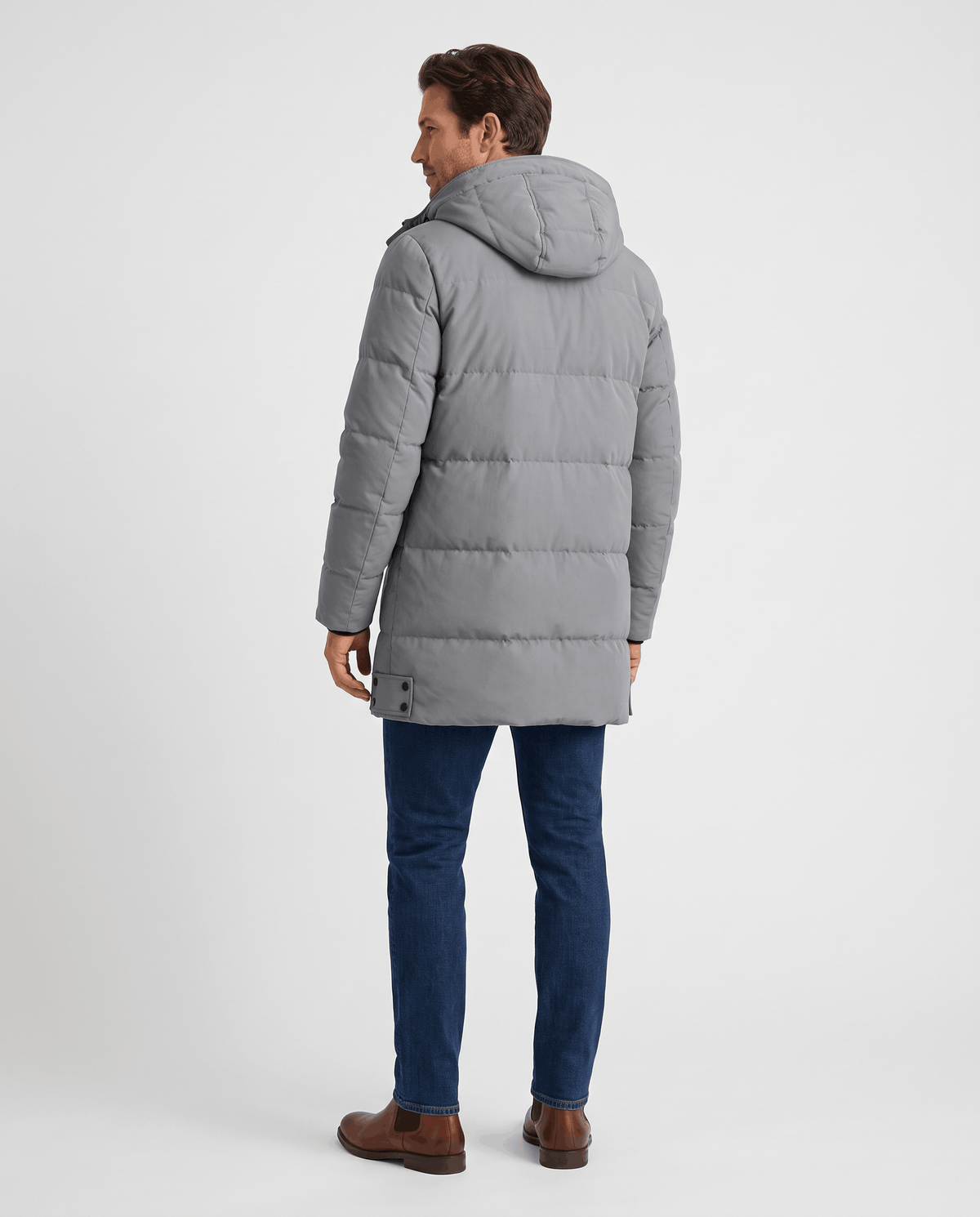 Puffer Parka Jacket for Men – Hooded, Longline & Layer-Friendly | Arlo