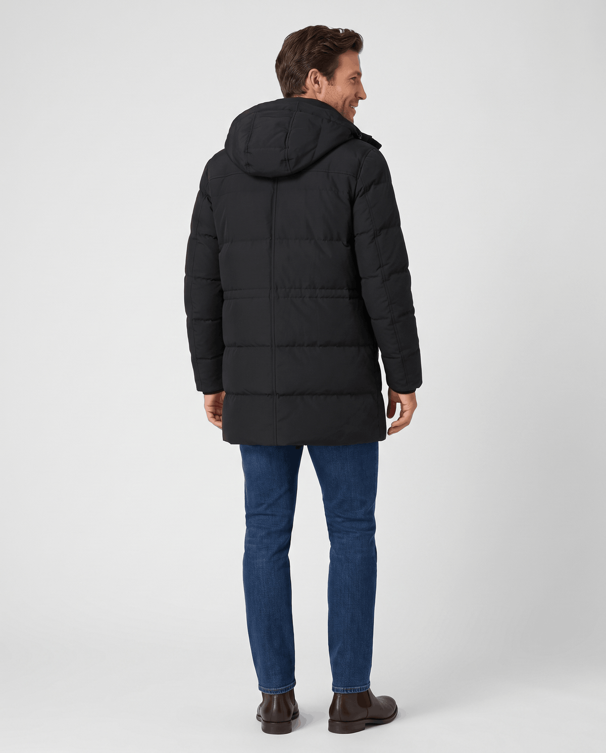 Puffer Parka Jacket for Men – Hooded, Longline & Layer-Friendly | Arlo
