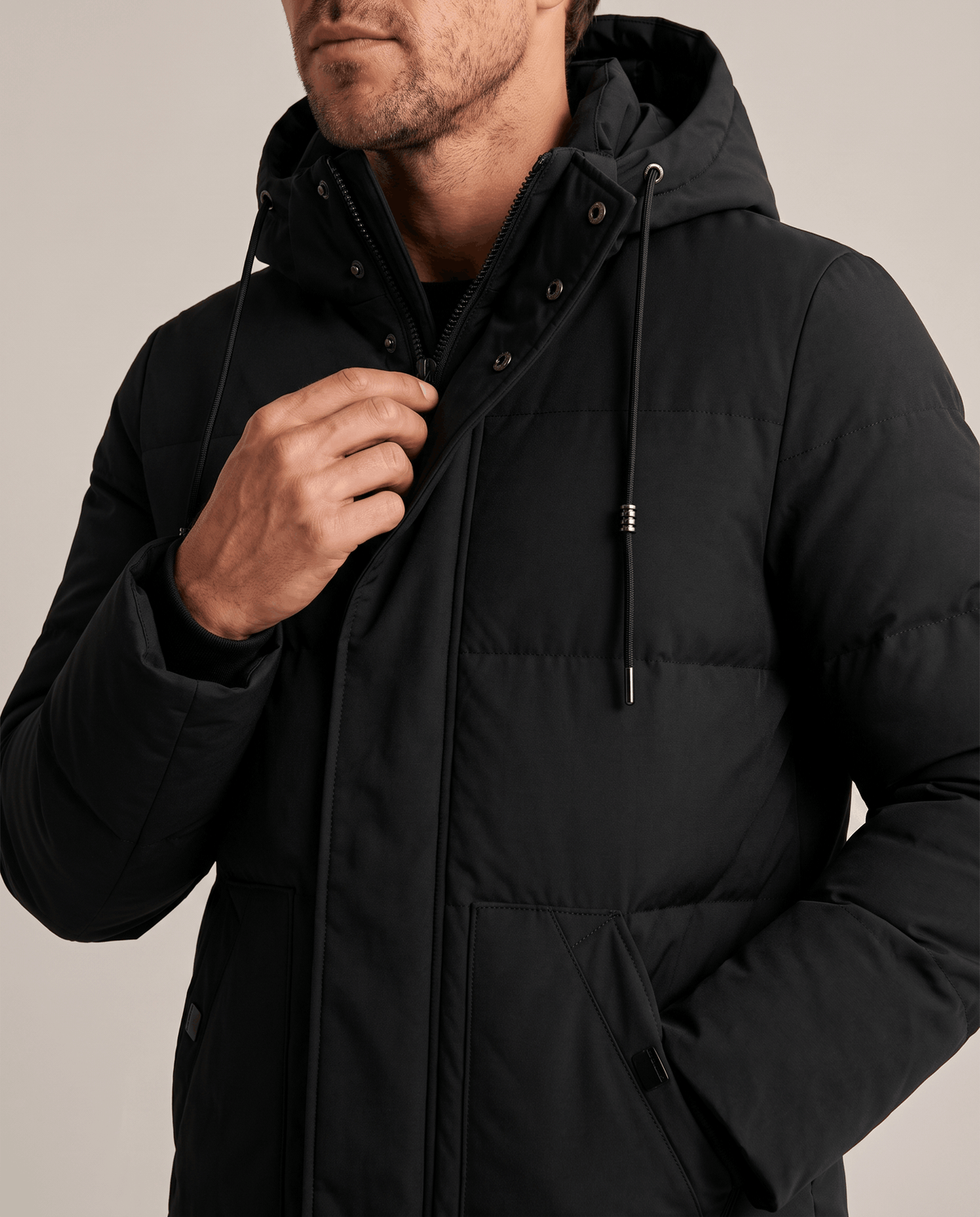Puffer Parka Jacket for Men – Hooded, Longline & Layer-Friendly | Arlo