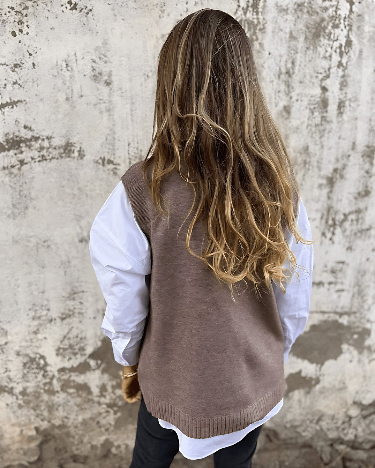 Signe-Hope Deep V Sweater Vest