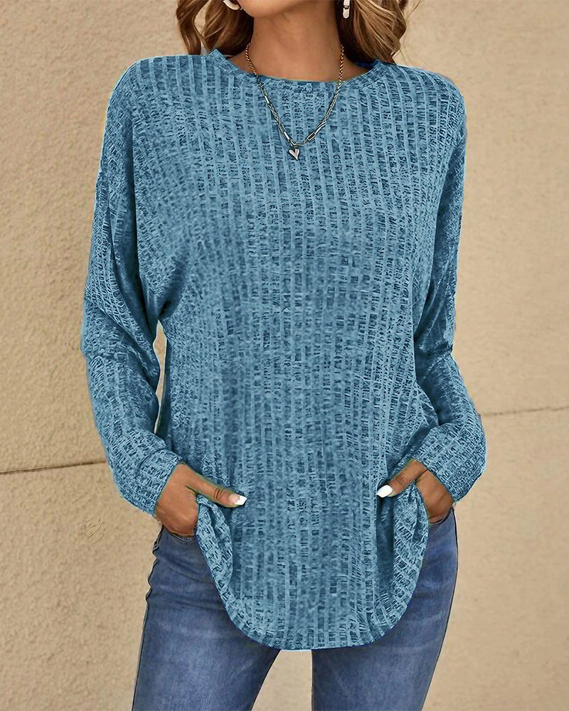 Tilda-Anne Waffle Knit Pocket Top