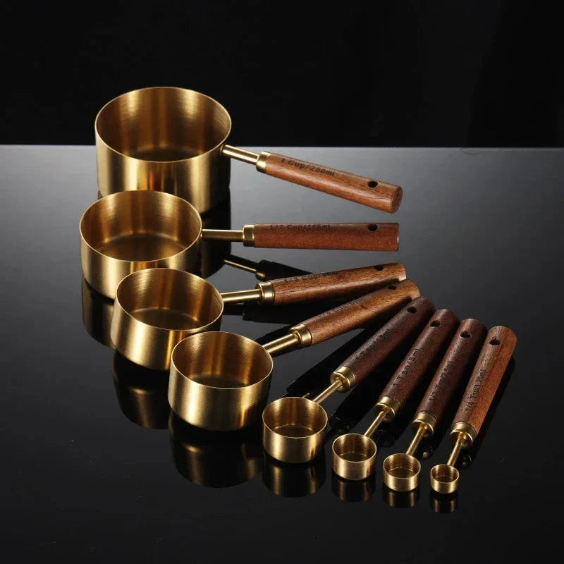 Aureon Polished Stainless Steel Measuring Set