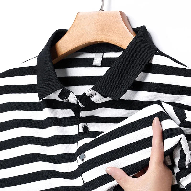 Broughton Striped Cotton Polo