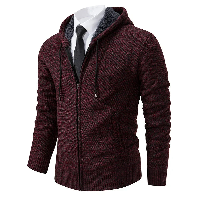 FLEECE ZIP CARDIGAN