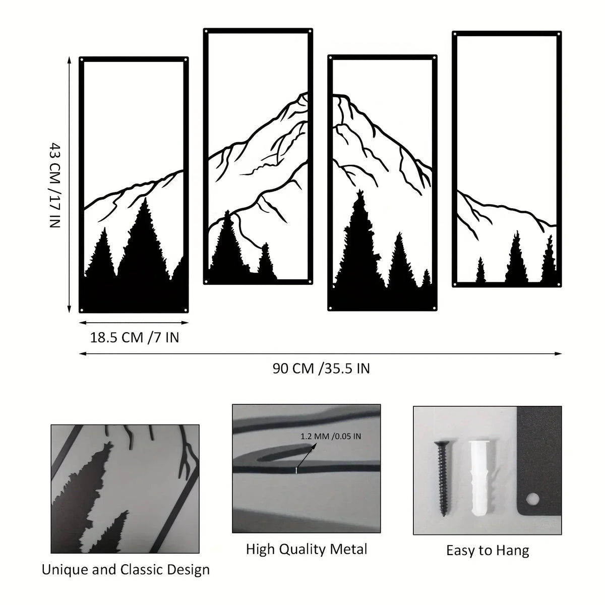 Mountain Peak Wall Art