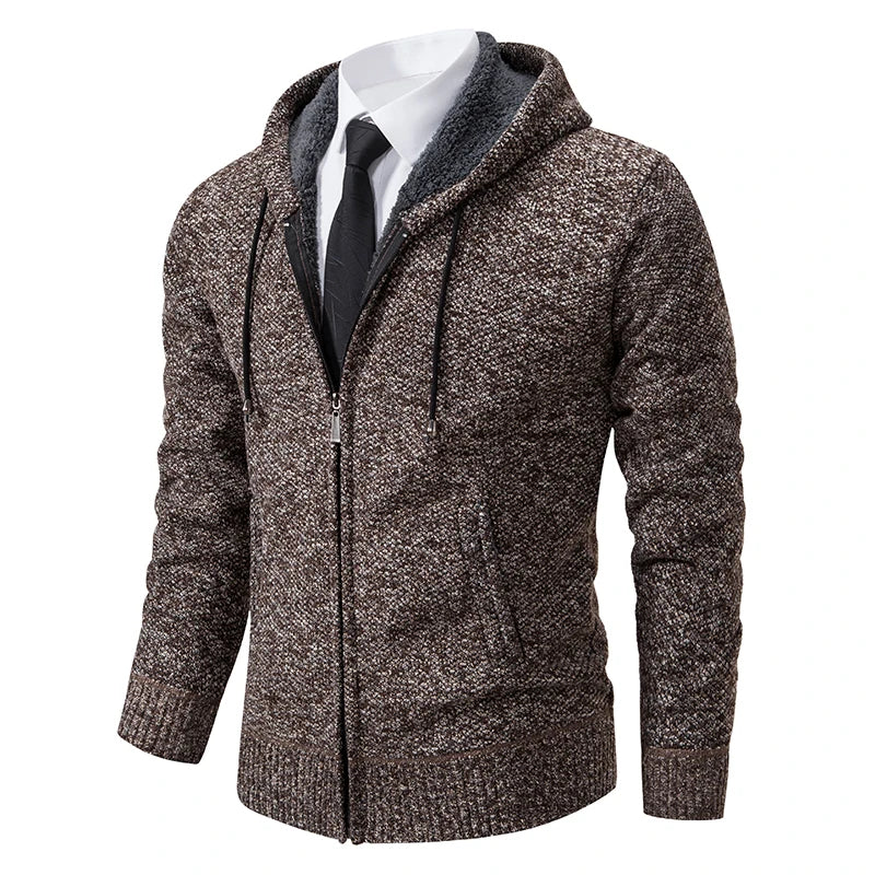 FLEECE ZIP CARDIGAN