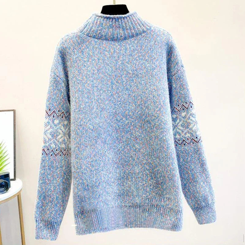 Cassia | Snowflake Knit Sweater